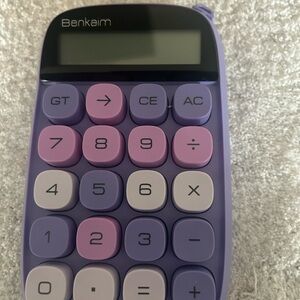 Benkam Purple and Pink Calculator New